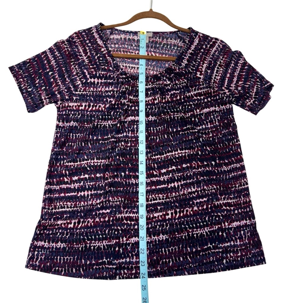 J.Jill Short Sleeve Blouse Top - Picture 7 of 7
